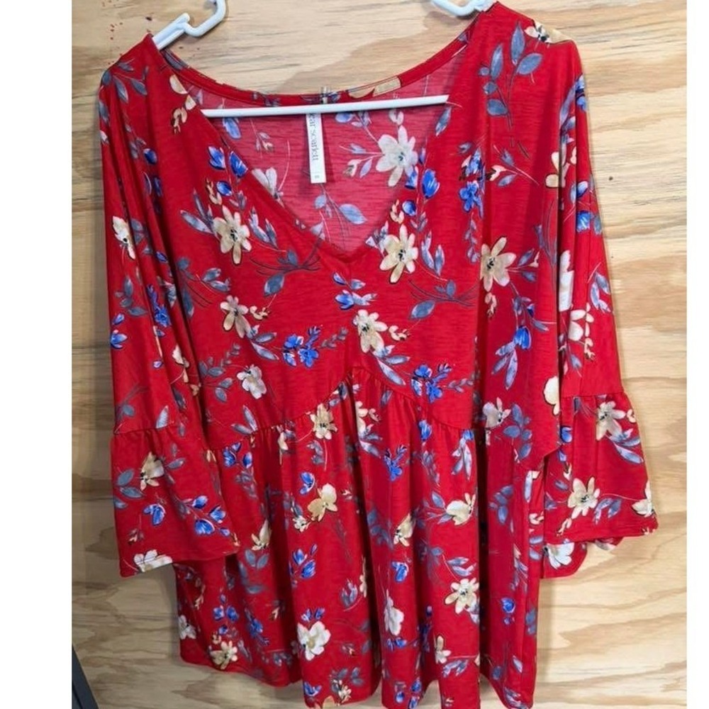 Women's Dear Scarlett 2x Floral Top Romantic